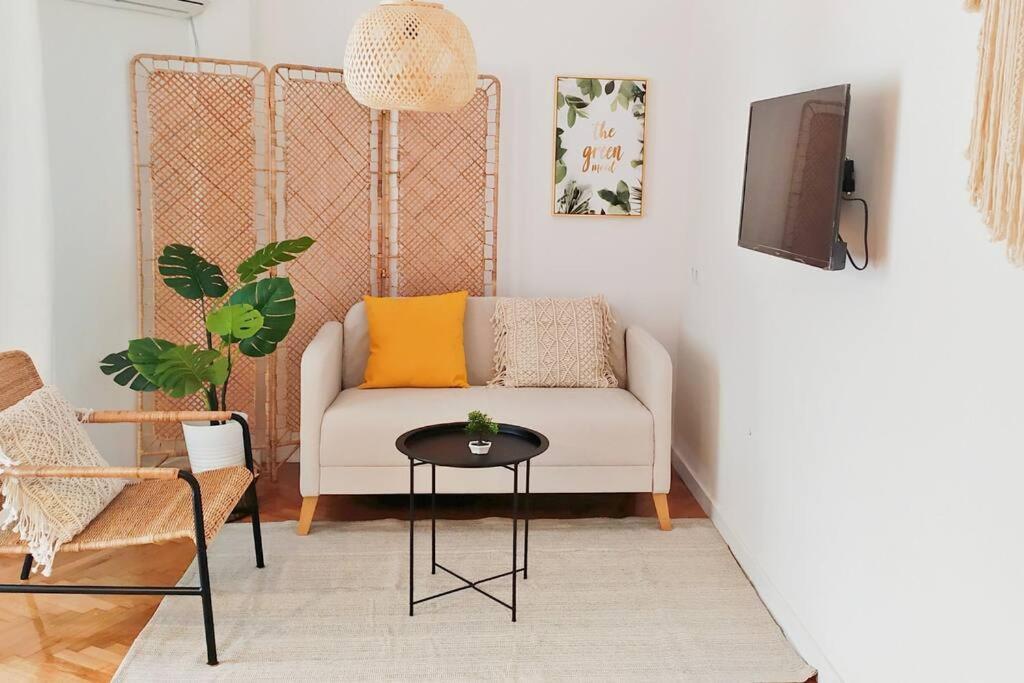 Sunny Two-Bedroom Apartment Next To Panathenaic Stadium Luaran gambar